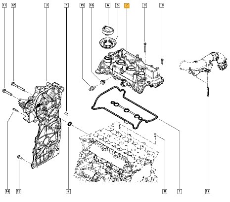 Külbürütör Kapağı | Supap kapağı