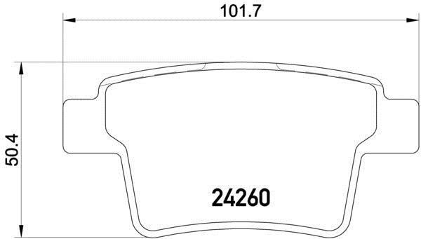 Arka Disk Fren Balatası