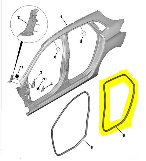 Kapı Fitil Arka Sağ Ve Sol