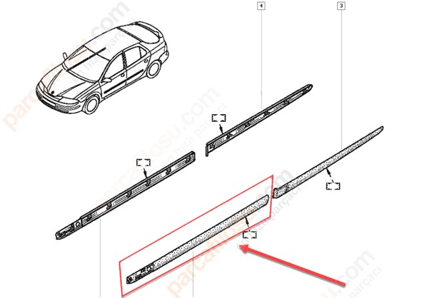Ön Kapı Çıtası / Bant / Kuşak