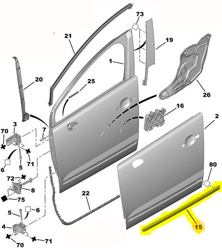 Ön Kapı Çitası / Bant / Kuşak