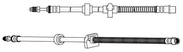 Arka Sol Fren Hortumu