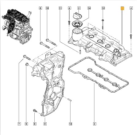 Külbürütör Kapağı | Supap kapağı