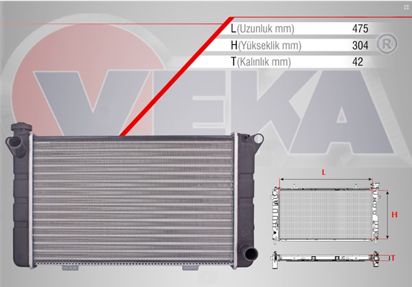 Motor Radyatörü Plastik